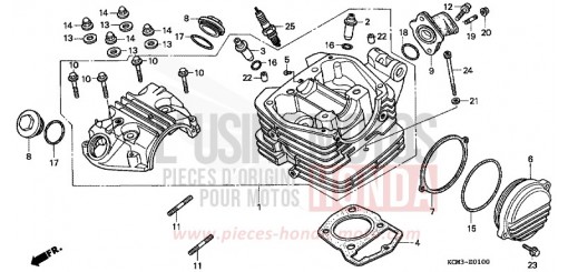 CULASSE XLR125RW de 1998